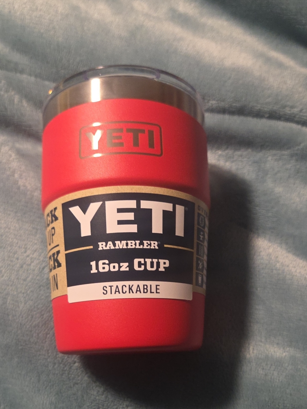 YETI Rambler 16oz Stackable Cup - Red